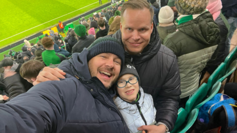 Kristián člen Klubu APPA si užil zápas Celtic - AC Milano