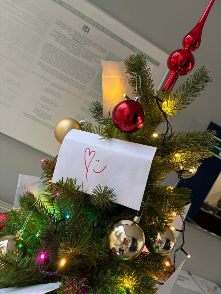 MSM group vianocny stromcek priani pre clenov Klubu APPA